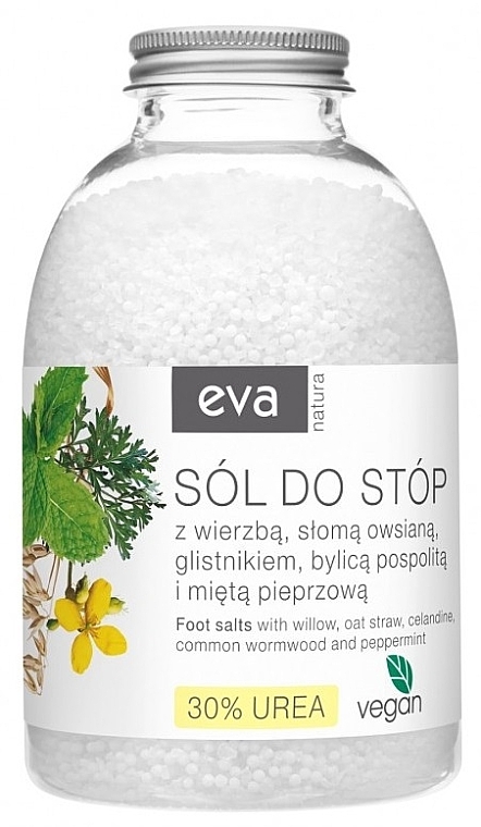 Sól do stóp z mocznikiem 30% - Eva Natura Foot Salt 30% Urea — Zdjęcie N1