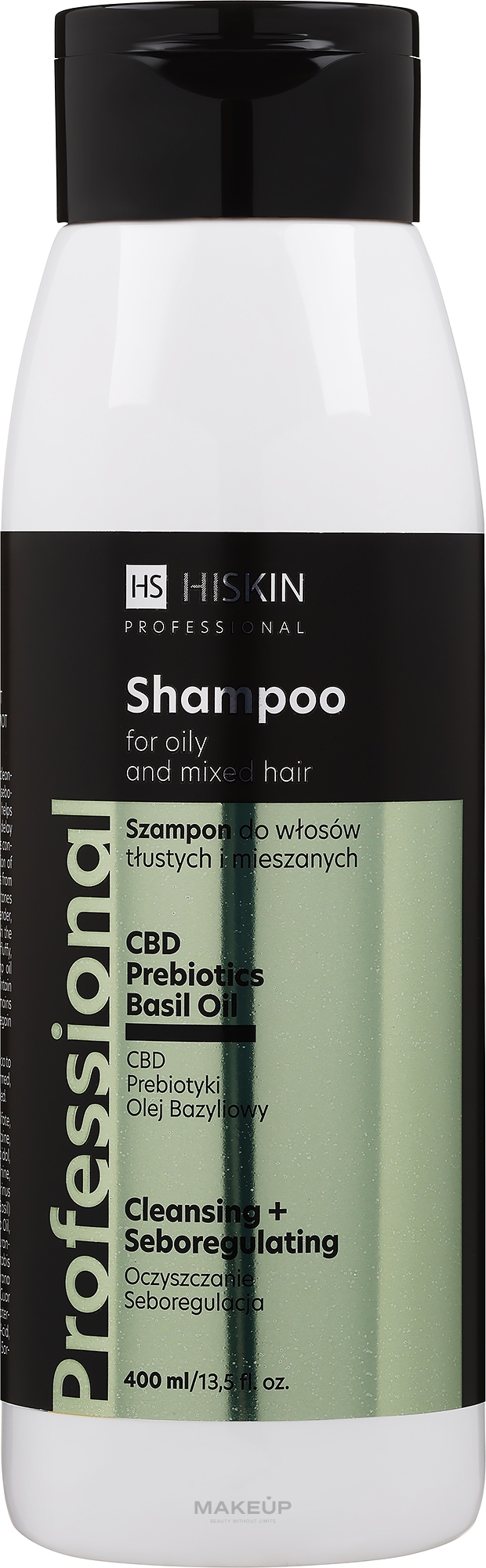 Szampon do włosów przetłuszczających się - HiSkin CBD Shampoo For Oily Hair — Zdjęcie 400 ml