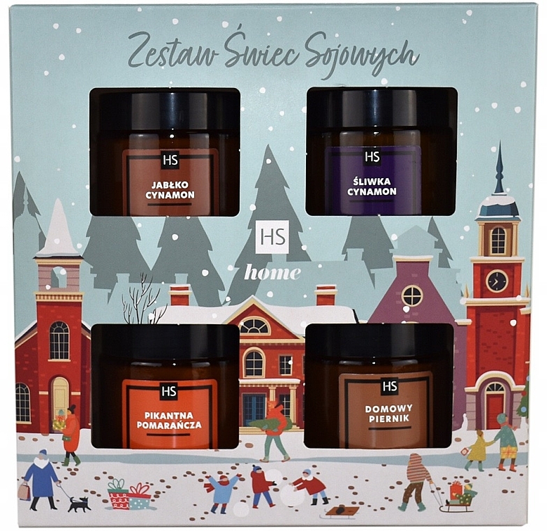 Zestaw (candle 100 ml x 4) - Hiskin Home Set — Zdjęcie N1