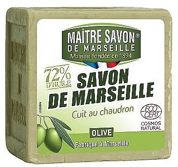 Mydło oliwkowe - Maitre Savon De Marseille Savon De Marseille Olive Soap — Zdjęcie N1
