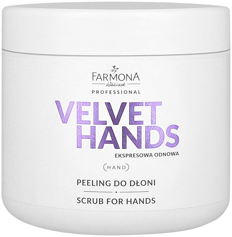 Peeling do dłoni z lilią - Farmona Professional Velevet Hands Scrub For Hands — Zdjęcie N1