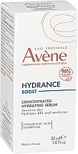 Skoncentrowane serum nawilżające do twarzy - Avene Hydrance Boost — Zdjęcie N3