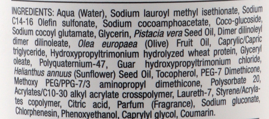 Odżywczo-nabłyszczający szampon z olejem pistacjowym i oliwą z oliwek do włosów suchych i odwodnionych - Helen Seward Nutrive 4/S Shampoo — Zdjęcie N4