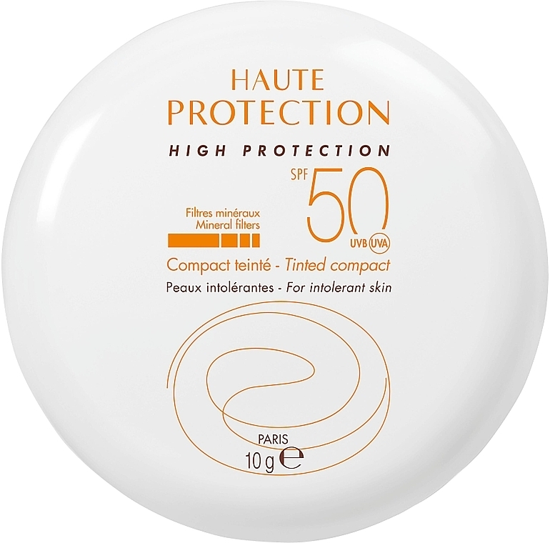 Ochronny podkład mineralny do skóry nadwrażliwej i alergicznej SPF 50 - Avène High Protection Tinted Compact