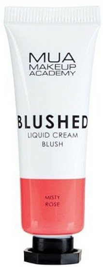 Płynny kremowy róż do policzków - MUA Makeup Academy Blushed Liquid Blush — Zdjęcie N1
