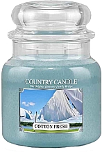 Kup Świeca zapachowa w słoiku - Country Candle Cotton Fresh