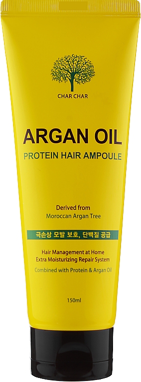 Serum do włosów z olejkiem arganowym - Char Char Argan Oil Protein Hair Ampoule  — Zdjęcie N1