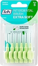 Zestaw szczotek międzyzębowych Extra Soft, 0,8 mm - TePe Interdental Brush Extra Soft Size 5 — Zdjęcie N1
