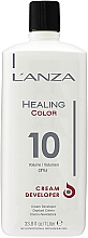 Krem utleniający do włosów - L'anza Healing Color 10 Volume Cream Developer — Zdjęcie N1