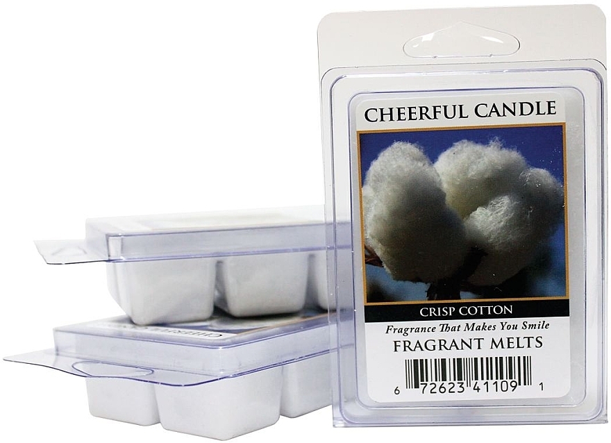 Wosk aromatyczny - Cheerful Candle Wax Melts Crisp Cotton — Zdjęcie N1