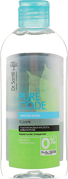 Tonik do każdego rodzaju skóry - Dr Sante Pure Code — Zdjęcie N1