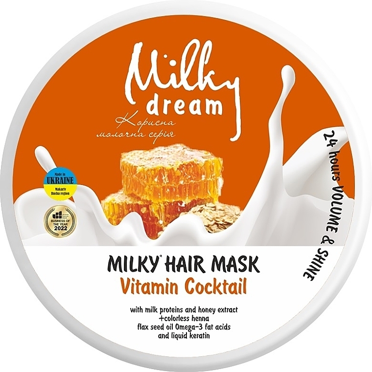 Mleczna maska do włosów farbowanych Koktajl witaminowy - Milky Dream Milk Hair Mask