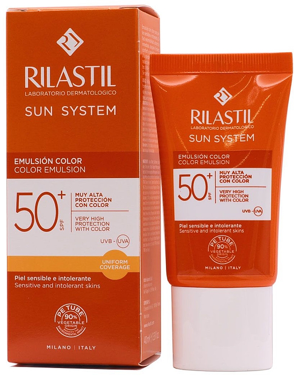 Emulsja do twarzy - Rilastil Sun System Colour Emulsion SPF50+ — Zdjęcie N1