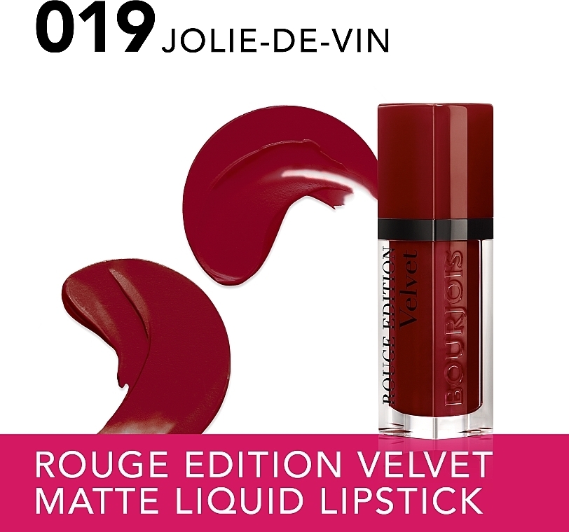 Pomadka w płynie z matowym wykończeniem - Bourjois Rouge Edition Velvet Lipstick — Zdjęcie N3