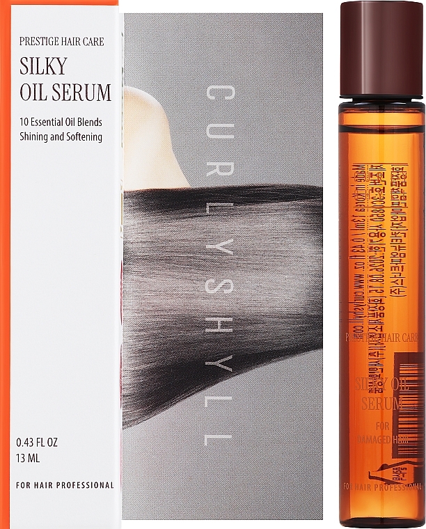 Serum do włosów z proteinami jedwabiu - Curly Shyll Silky Oil Serum — Zdjęcie N4