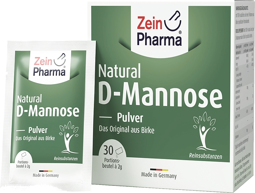 Suplement diety D-Mannoza, saszetka - ZeinPharma Natural D-Mannose — Zdjęcie N1