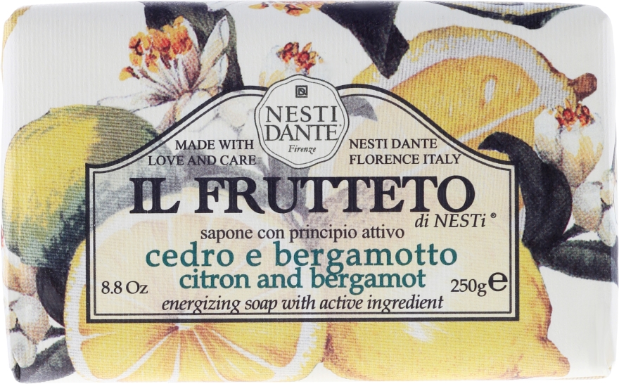Mydło kosmetyczne Cytryna i bergamotka - Nesti Dante Il Frutteto Soap — Zdjęcie N1