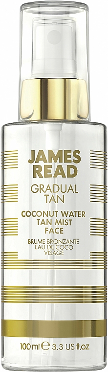 Kokosowa mgiełka samoopalająca do twarzy - James Read Gradual Tan Coconut Water Tan Mist Face — Zdjęcie N2