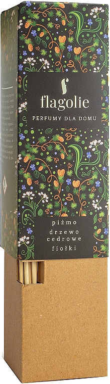 Dyfuzor zapachowy Piżmo, drzewo cedrowe i fiołki - Flagolie Home Perfume — Zdjęcie N3
