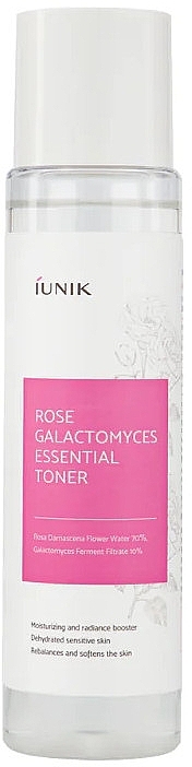 PRZECENA! Tonik do twarzy z różą i galactomyces - iUNIK Rose Galactomyces Essential Toner * — Zdjęcie N1