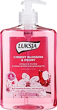 Kup Mydło w płynie z kompleksem pielęgnującym Kwiat wiśni i piwonia - Luksja Cherry Blossom & Peony 