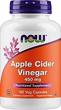 Ocet jabłkowy w kapsułkach - Now Foods Apple Cider Vinegar — Zdjęcie N1