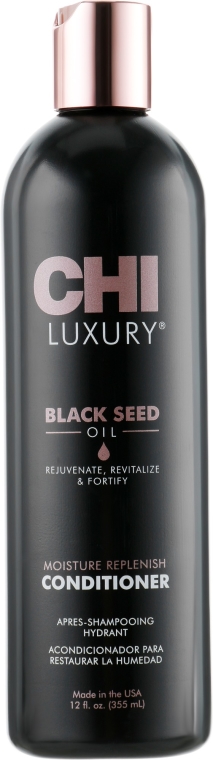 Nawilżająca odżywka z olejem z czarnuszki - CHI Luxury Black Seed Oil Moisture Replenish Conditioner — Zdjęcie N3