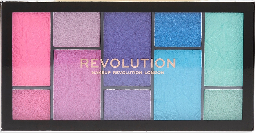 Paleta cieni do powiek - Makeup Revolution Reloaded Dimension Eyeshadow Palette Vivid Passion — Zdjęcie N2