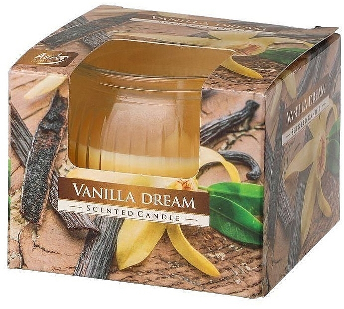 Świeca zapachowa Vanilla Dream w szkle - Bispol Vanilla Dream Scented Candle — Zdjęcie N1