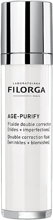 Przeciwzmarszczkowy fluid do cery tłustej i mieszanej - Filorga Age Purify Double Correction Fluid — Zdjęcie N1