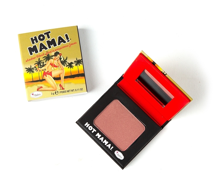 Cień-róż do policzków - theBalm Mamas Hot Mama Shadow/Blush (miniprodukt) — Zdjęcie N2