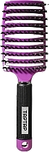 Kup Szczotka do włosów z naturalnym włosiem, fioletowa - Taptap