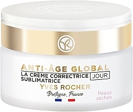 Przeciwzmarszczkowy krem na dzień do skóry suchej - Yves Rocher Anti-age Global Anti-Wrinkle Day Cream for Dry Skin  — Zdjęcie N1