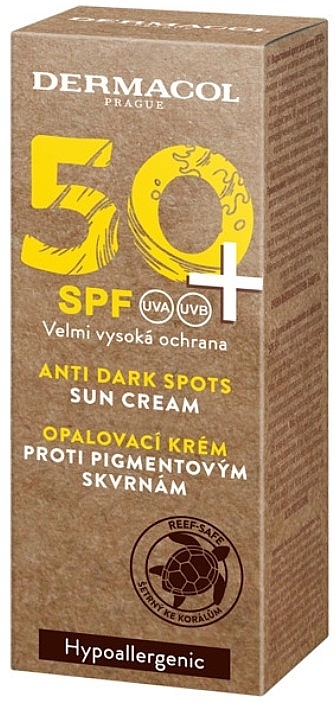 Krem przeciwsłoneczny na plamy pigmentacyjne - Dermacol Anti Dark Spots Sun cream SPF 50+ — Zdjęcie N2