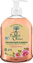 Kup Różane mydło w płynie - Le Petit Olivier Pure liquid traditional Marseille soap Rose