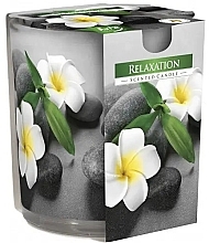 Aromatyczna świeca w szkle Relaxation - Bispol Scented Candle Relaxation — Zdjęcie N1