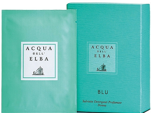 Acqua Dell'Elba Blu Donna Perfumed Refreshing Wet Wipes - Chusteczki nawilżające — Zdjęcie N1