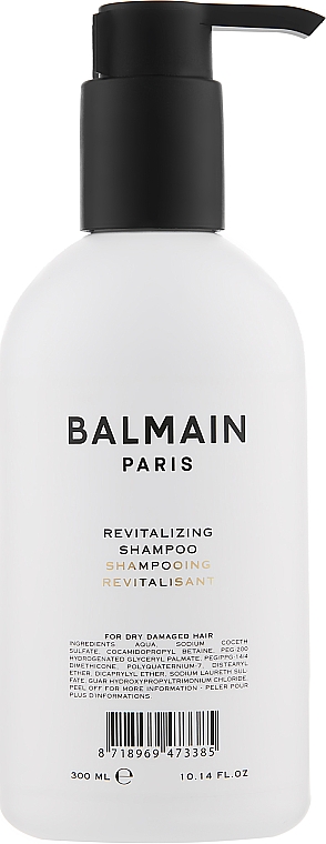 Rewitalizujący szampon do włosów - Balmain Paris Hair Couture Revitalizing Shampoo — Zdjęcie N1