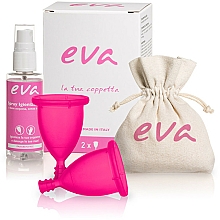 Zestaw - Dulac Eva (spray/30ml + menstrual/cup/2pc) — Zdjęcie N1