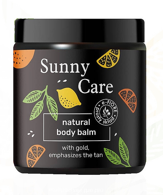 WYPRZEDAŻ Naturalny rozświetlający balsam po opalaniu - E-Fiore Sunny Care Natural Body Balm * — Zdjęcie N1