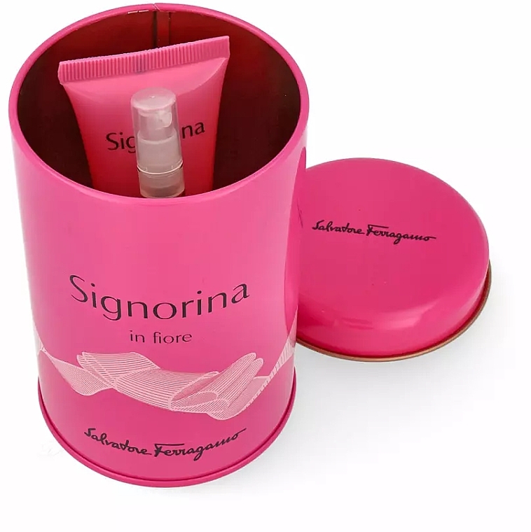 Salvatore Ferragamo Signorina In Fiore - Zestaw (edt/5ml + b/lot/30ml) — Zdjęcie N2