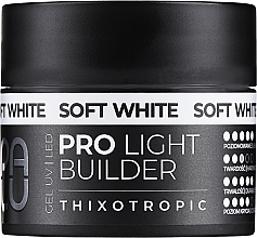 Żel do paznokci - Palu Pro Light Builder Soft White — Zdjęcie N1