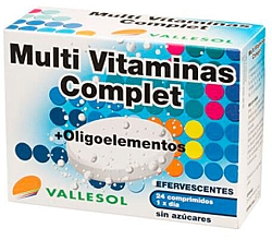 Kup Suplement diety Kompleks multiwitaminowy + mikroelementy musujące - Vallesol Multivitamins Complet +Trace Elements Effervescent