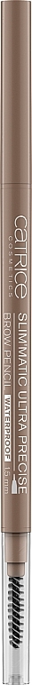Automatyczna kredka do brwi - Catrice Slim'Matic Ultra Precise Brow Pencil Waterproof — Zdjęcie N1
