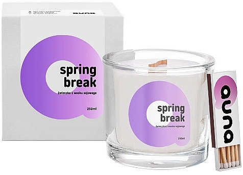 PRZECENA! Świeca zapachowa Przerwa wiosenna - Auna Spring Break Candle * — Zdjęcie N1