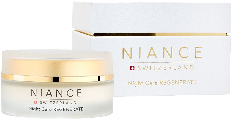 Rewitalizujący krem ​​przeciwstarzeniowy do twarzy na noc - Niance Night Care Regenerate Anti-Aging Night Cream — Zdjęcie N1