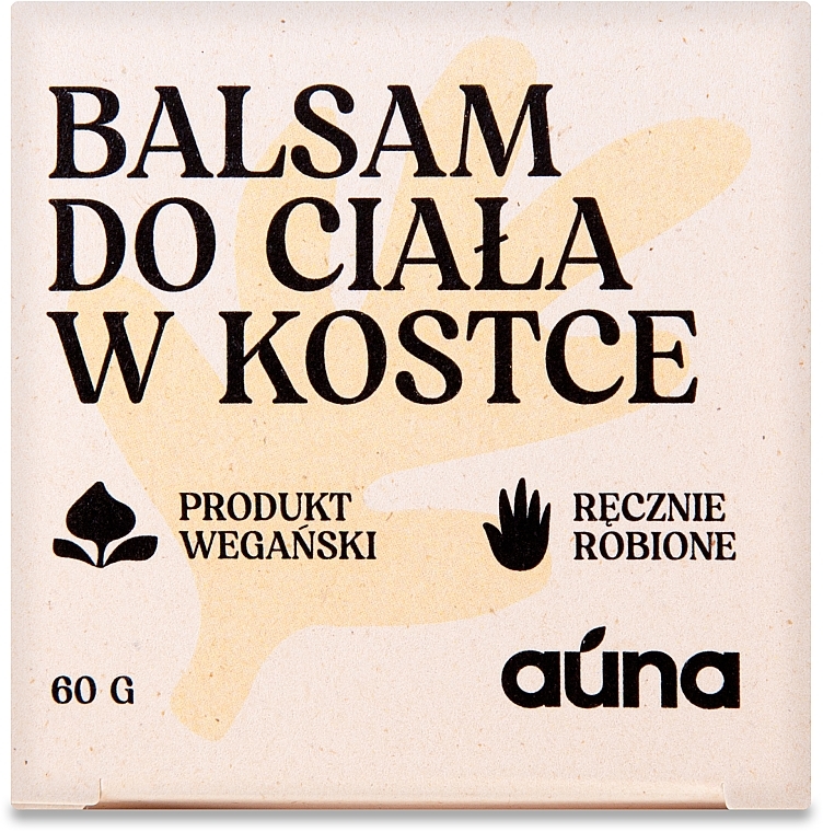 Balsam do ciała w kostce - Auna Solid Body Balm — Zdjęcie N2