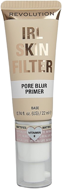 Primer do twarzy zwężający pory - Makeup Revolution IRL Pore Blur Filter Primer — Zdjęcie N1