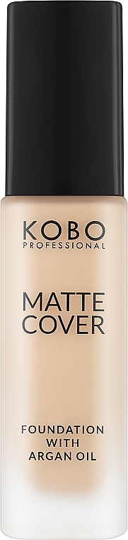 Podkład matujący - Kobo Professional Matte Cover Foundation With Argan Oil — Zdjęcie N1