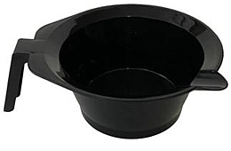 PRZECENA! Pojemnik na farbę z uchwytem, 260 ml, czarny - Ronney Professional Tinting Bowl With Rubber RA 00168 * — Zdjęcie N1